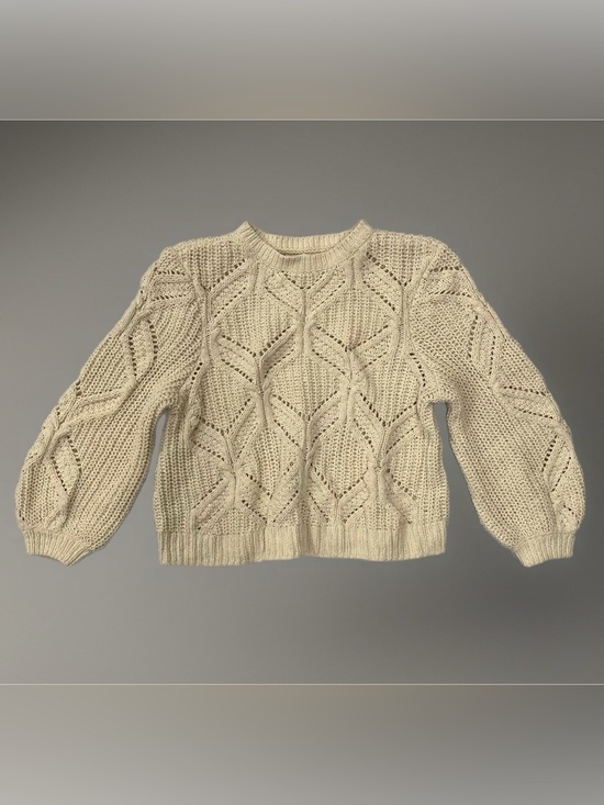 Maurices Sweaters - 🎞️ Maurices Cream Crewneck Cable Knit  Pullover Sweater | Women’s Sz Sm